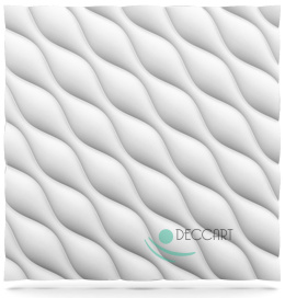 DESERT - 3D Paneele Wandplatte Panel EPS Styropor Weiß 60x60 cm