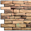 3D PCV Natural Stone Slate Wall Panels