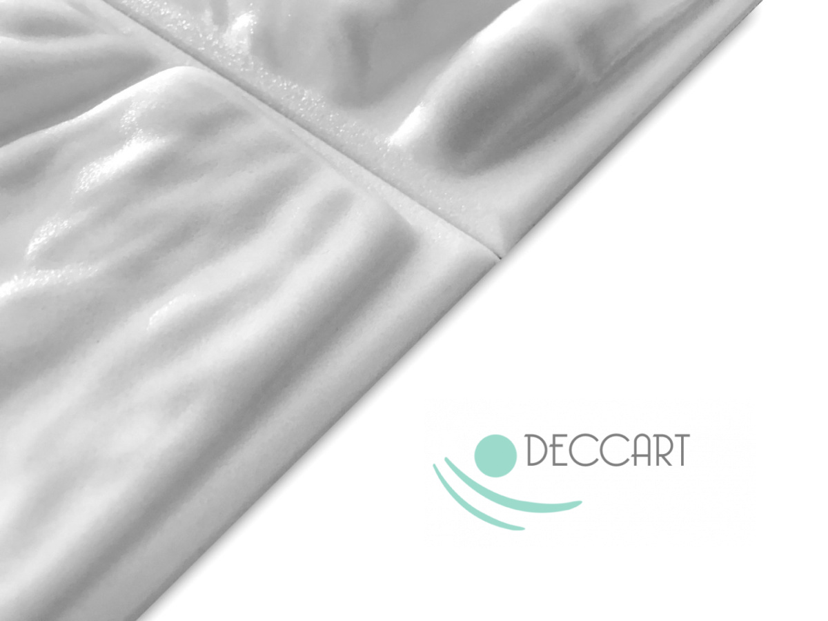 SCHIEFER Weiß - Deckenplatten Styroporplatten Deckenfliese 50x50cm