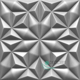 ONYX GRAU - Deckenplatten Styroporplatten Deckenfliese ONYX 50x50cm grau