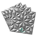 ONYX GREY - Ceiling coffers, 3D foam