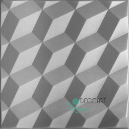GREY DIAMONDS - Ceiling coffers, 3D geometric foam