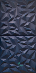AMETHYST navy blue - Ceiling coffers, foam wall panels 3D