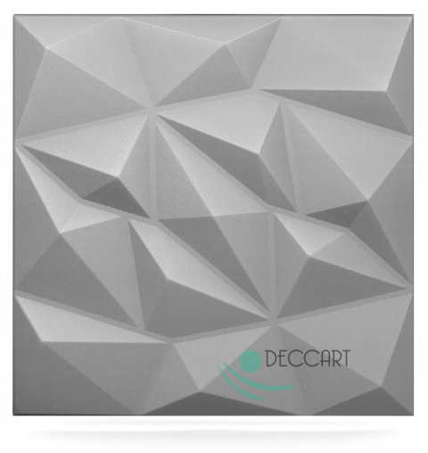 DIAMOND - Grey ceiling coffers, 3D foam wall panels