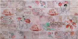 Wandpaneele 3D PVC 56875 Mosaik Fliesen Rose