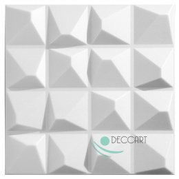 KRYSZTAŁ - Kasetony sufitowe panele dekoracyjne białe, piankowe 3D