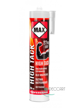 Klej Montażowy HIGH TACK MAX 290 ml Biały
