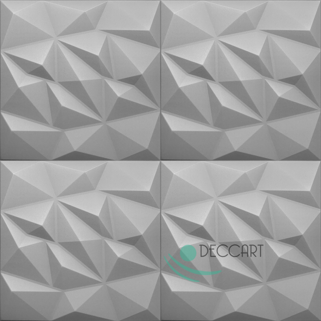 DIAMOND - Grey ceiling coffers, 3D foam wall panels