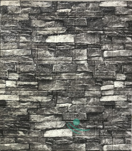 3D Wall Panels Gray Natural Stone C13