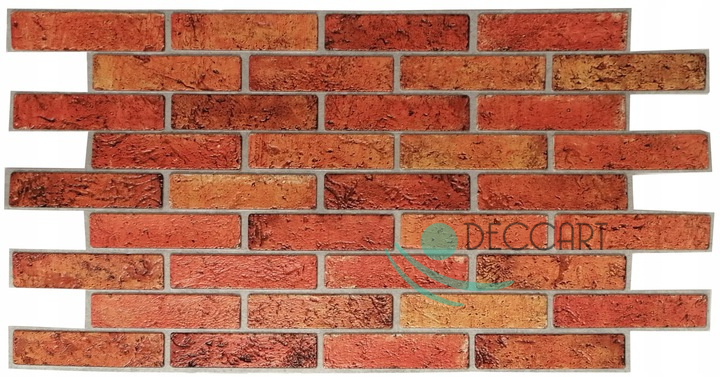 3D PCV Retro Brick Wall Panels