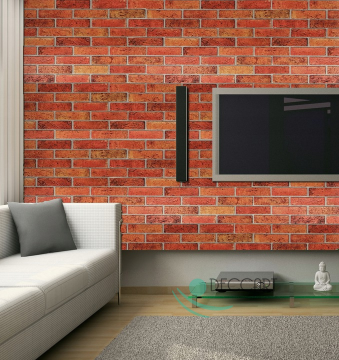 3D PCV Retro Brick Wall Panels
