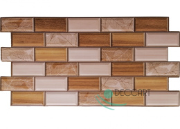 Panele Ścienne dekoracyjne 3D PCV 22462 jasna drewno deska