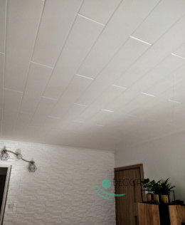 Ceiling panels White 100x16.7 cm P08