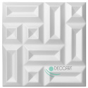 SQUARE - White ceiling coffers, 3D foam wall panels