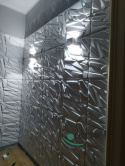 Rock GREY - Styrofoam Ceiling Tiles 3D