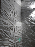Rock WHITE - Styrofoam Ceiling Tiles 3D