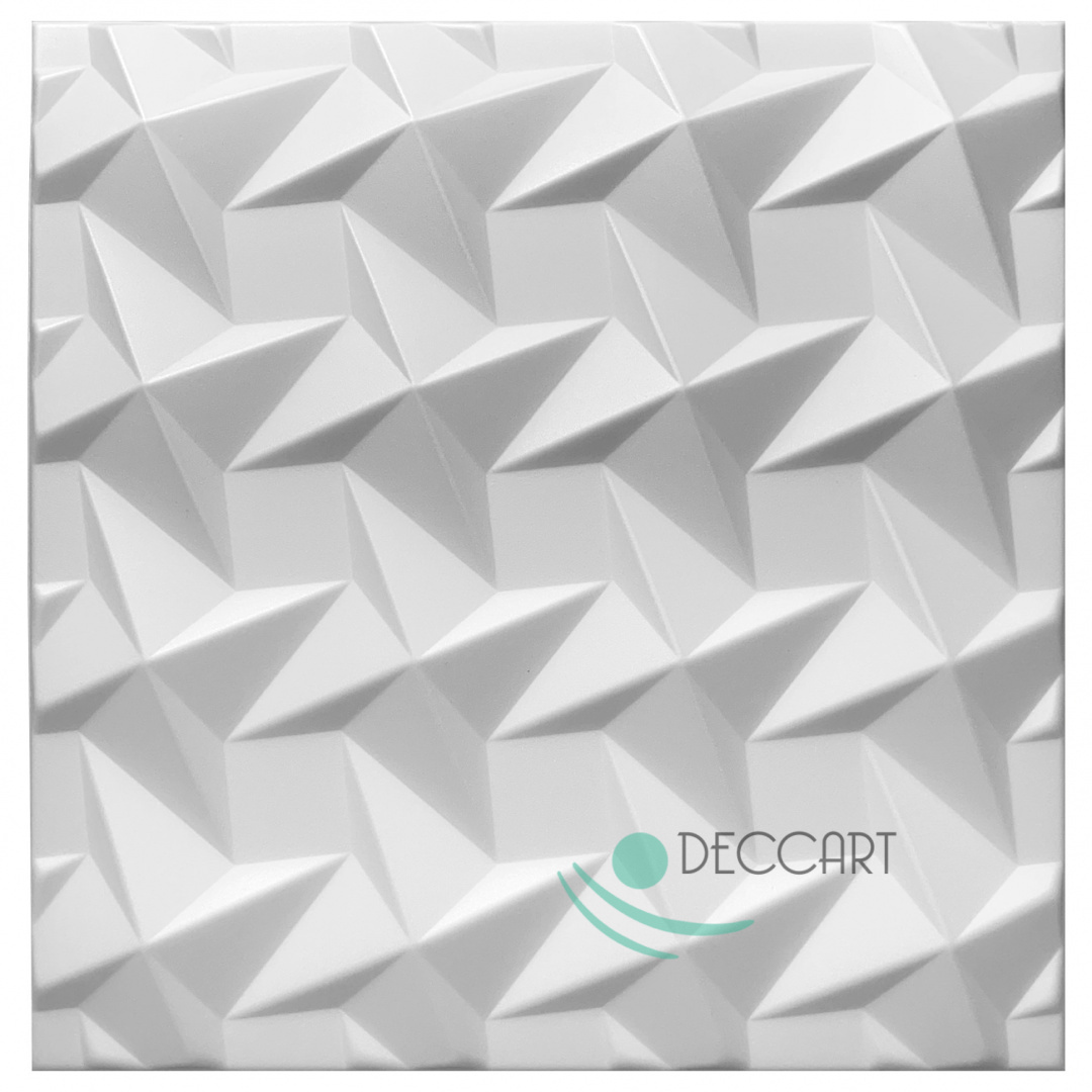 TWISTER - White ceiling coffers, 3D foam wall panels