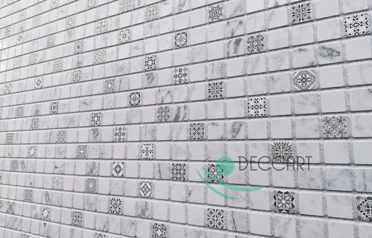 3D PCV Wall Panels Mozaika 55816