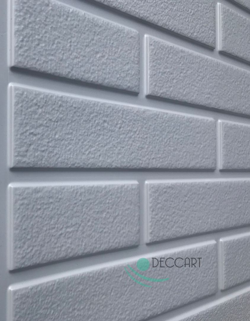 PVC cladding grey brick 58x44 cm Dw02