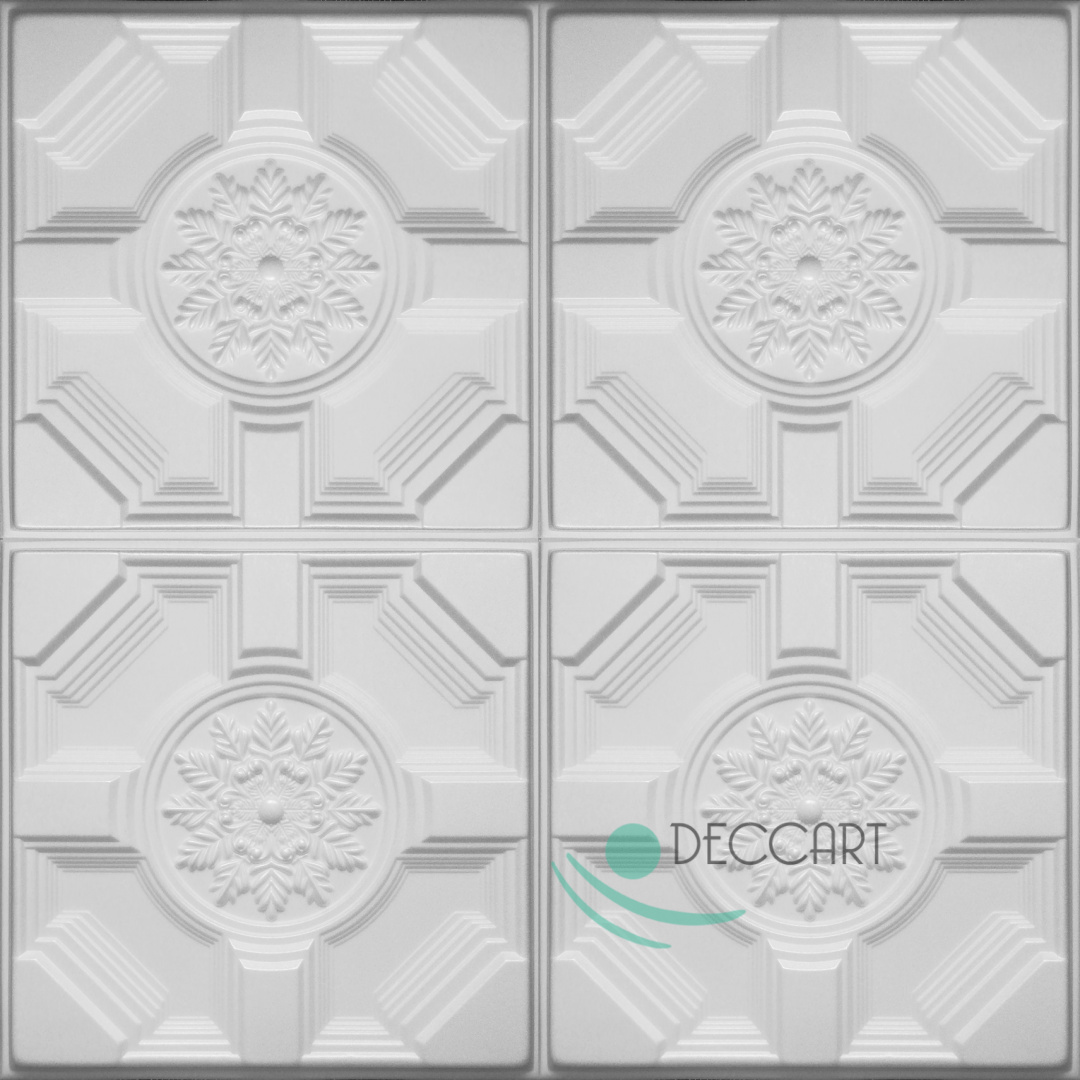 Styrofoam Ceiling Tiles 3D: D-38