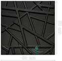 LINE CZARNE panele ścienne - Kasetony sufitowe, piankowe panele ścienne 3D