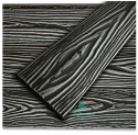 Panele sufitowe ścienne 3D CZARNO SREBRNE Deski imitacja 100x16,7 cm P4-CZ-SR