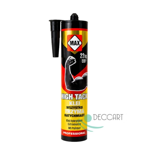 Klej Montażowy HIGH TACK MAX 290 ml Biały