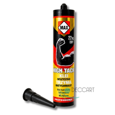 Klej Montażowy HIGH TACK MAX 290 ml Biały