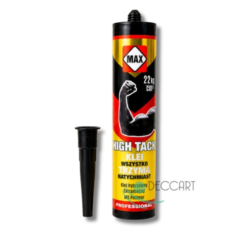 Klej Montażowy HIGH TACK MAX 290 ml Biały