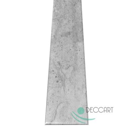 Panele sufitowe Deski ciemny beton architektoniczny JASNY imitacja kasetony 100x16,7 cm P69