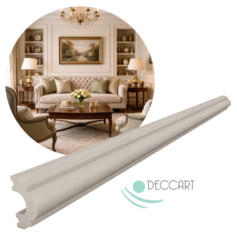 Listwa Ścienna Sztukateria Twarda Ramka wąska 2m DP1 MINI 25mm