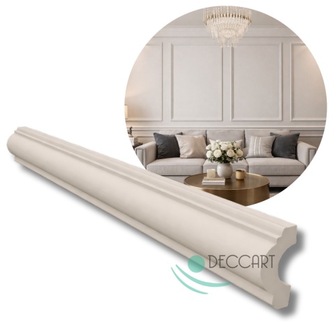 Listwa Ścienna Sztukateria Twarda Ramka wąska 2m DP1 MINI 25mm