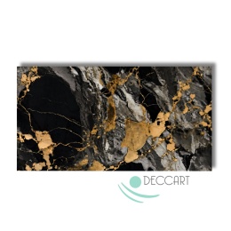 Panele ścienne SAMOPRZYLEPNE Czarny Marmur PŁYTKI 30x60 cm Tapeta AR72