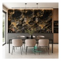 Panele ścienne SAMOPRZYLEPNE Czarny Marmur PŁYTKI 30x60 cm Tapeta AR72