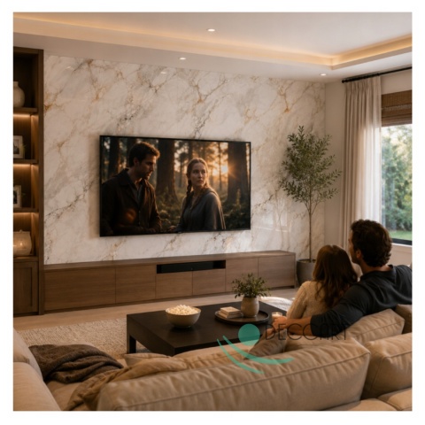 Panele ścienne SAMOPRZYLEPNE Tapeta Marmur PŁYTKI 30x60 cm AR73