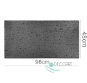 Szary beton Architektoniczny - Imitacja panele styropianowe 96 cm x 48 cm