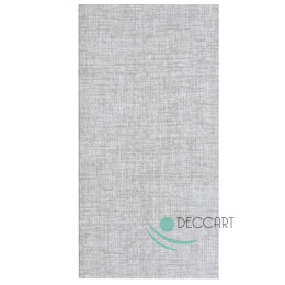 Panel Ścienny Kaseton Sufitowy 3D Plecionka Tkanina Loft 8414XL 0,5m2 Szary