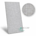 Panel Ścienny Kaseton Sufitowy 3D Plecionka Tkanina Loft 8414XL 0,5m2 Szary