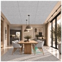 Panel Ścienny Kaseton Sufitowy 3D Plecionka Tkanina Loft 8414XL 0,5m2 Szary