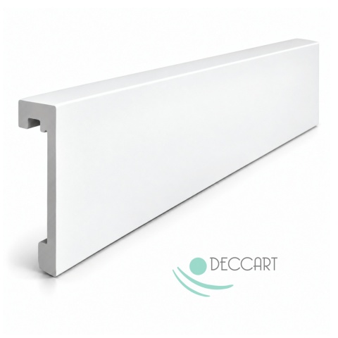 Listwa KARNISZOWA osłona maskująca BIAŁA LED przysufitowa twarda LK100-10cm