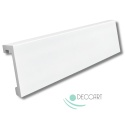 Listwa KARNISZOWA osłona maskująca BIAŁA LED przysufitowa twarda LK100-10cm