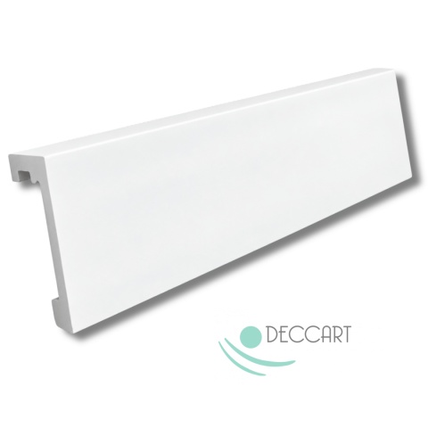 Listwa KARNISZOWA osłona maskująca BIAŁA LED przysufitowa twarda LK100-10cm