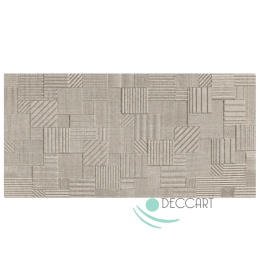Panel Ścienny Kaseton Sufitowy 3D Tkanina Loft Beż 100x50 Grid 85XL 0,5 m²