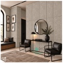 Panel Ścienny Kaseton Sufitowy 3D Tkanina Loft Beż 100x50 Grid 85XL 0,5 m²