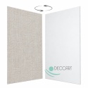 Panel Ścienny Kaseton Sufitowy 3D Plecionka Tkanina Loft 8514XL 0,5m2 Beżowy