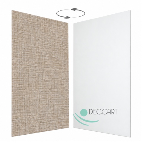 Panel Ścienny Kaseton Sufitowy 3D Plecionka Tkanina Loft 8614XL 0,5m2 Brązowy