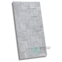 Panel Ścienny Kaseton Sufitowy 3D Tkanina Loft Beton 100x50 Grid 69XL 0,5 m²
